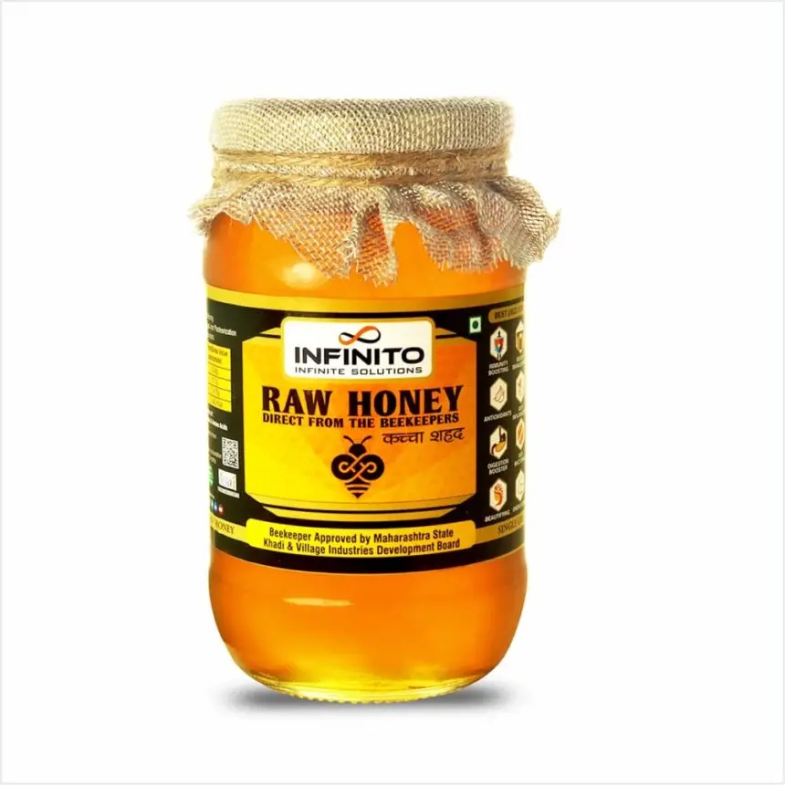 INFINITO BLACK FOREST(KALA VAN BAHUPUSHP MULTIFLORAL) RAW HONEY  UNPASTEURIZED, UNPROCESSED, UNFILTERED NO ADDED FLAVOUR